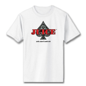 JUICE Magazine – Ace of Spades – s/s T-Shirt –  White Short Sleeve