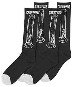 Creature – Bong Lord Socks-socks-blk-bonglord_1096597824