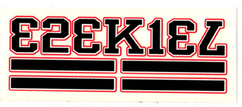 Ezekiel Clothing, 4.5 inch Sticker