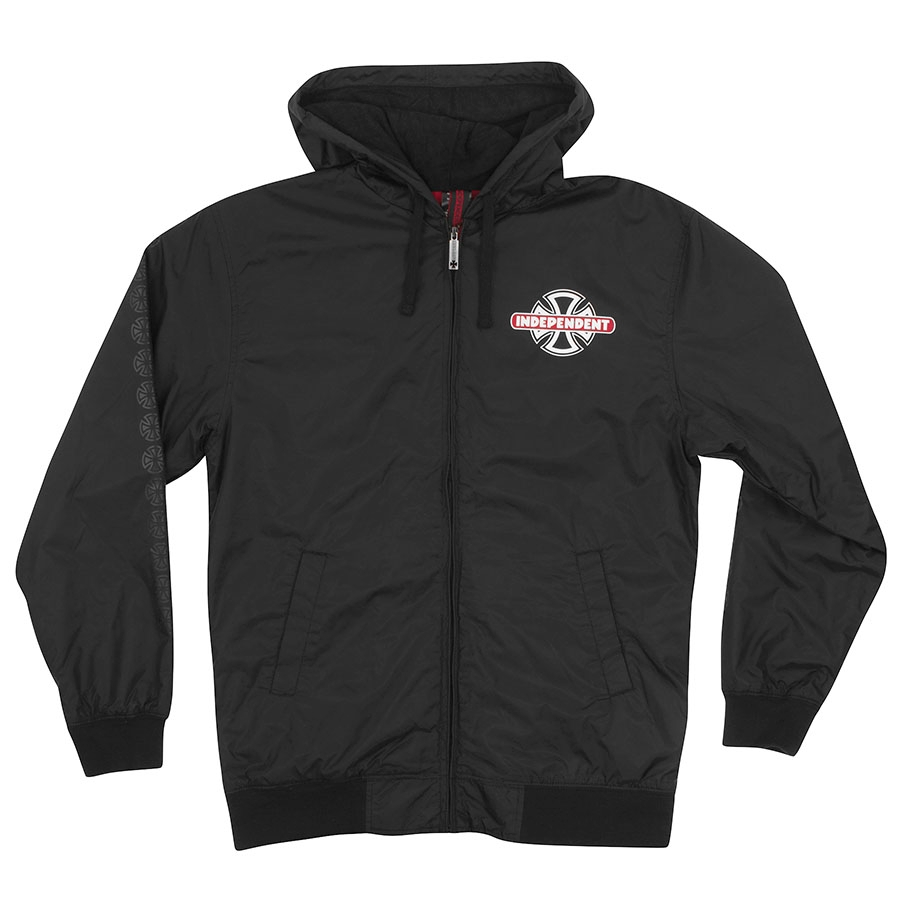 Independent Condition Hooded Windbreaker – Black