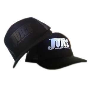 Juice – POOLS PIPES & PUNK ROCK Mesh Trucker Hat-stealth-white-lightning