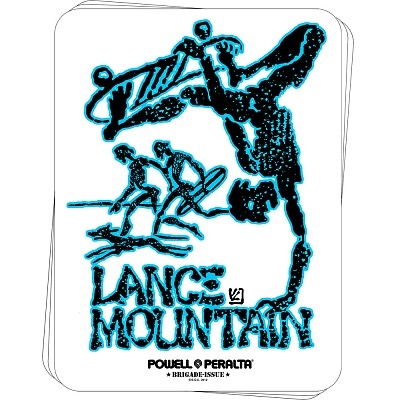 Bones Brigade Lance Mountain Future Primitive Sticker, Powell Peralta-sticker