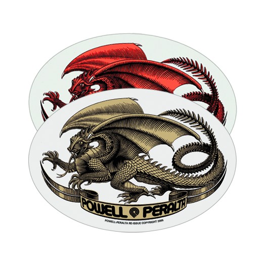 Powell Peralta – Dragon Oval 5inch-dragon-sticker