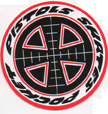 Pocket Pistols Round Target Logo Sticker