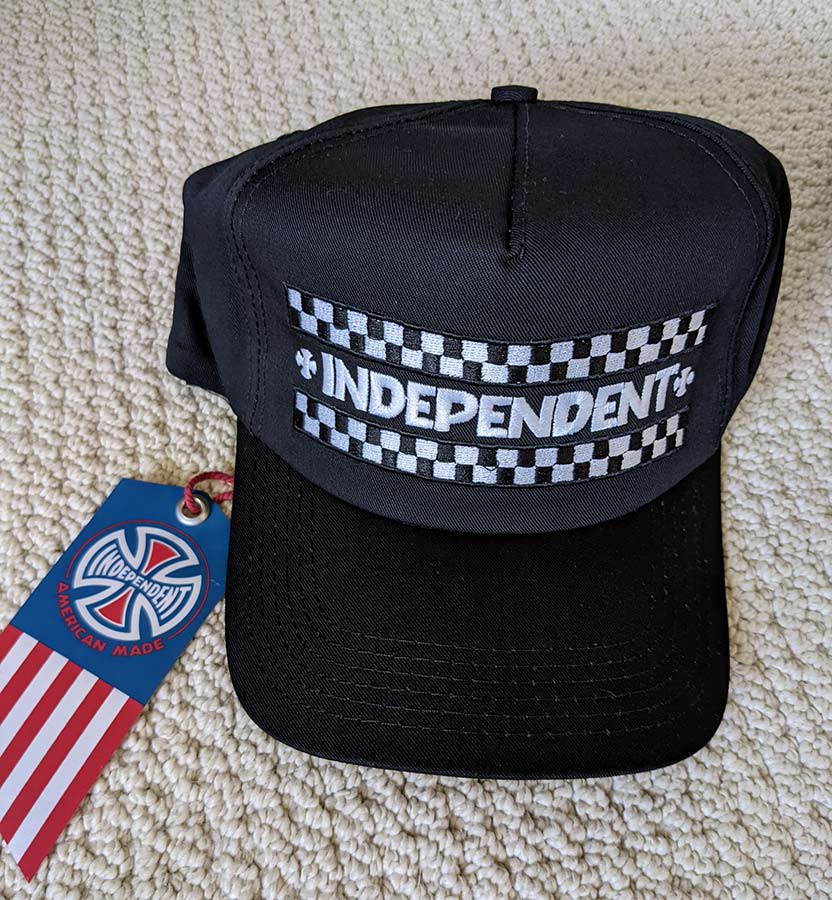 Independent – Finish Line Black Twill Hat