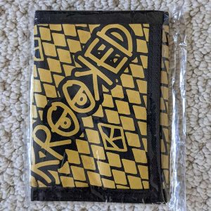 Krooked Diamond Wallet Mark Gonzales Krooked Eyes in Gold with Diamonds adorn this wallet.