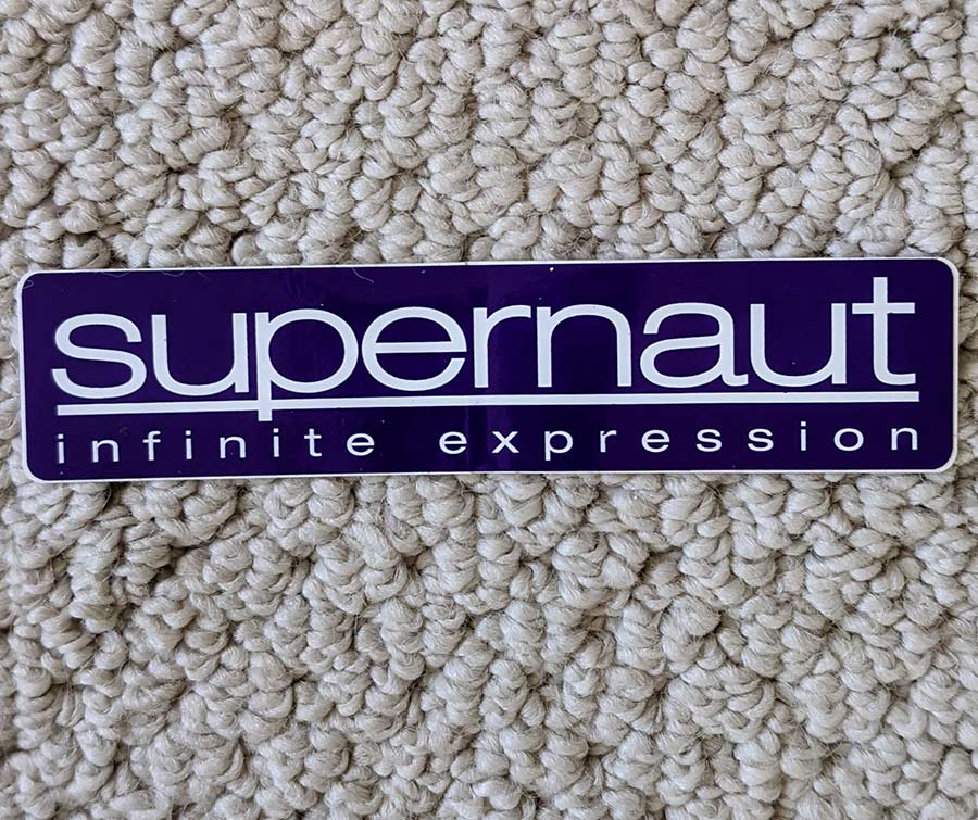 Supernaut, 4.75 in x 1 inch Sticker