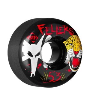 Bones Wheels – Fellers Leopard 53mm-leapoard-blk-53