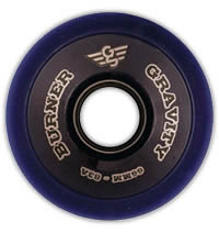 Gravity – Burner Blue Skateboard Wheels – 66mm / 83a-burner-blu