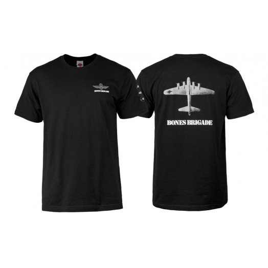 Bones Brigade Bomber T-shirt – Black-bomber-t