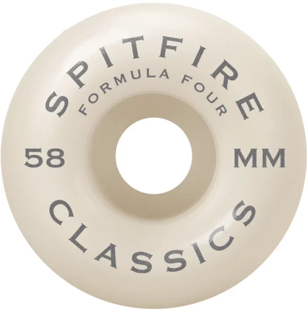 The Spitfire F4 OG Classic 58mm Skateboard Wheels
