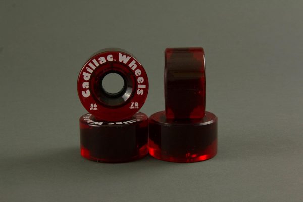 Cadillac Skateboard Wheels - Red Color 56mm