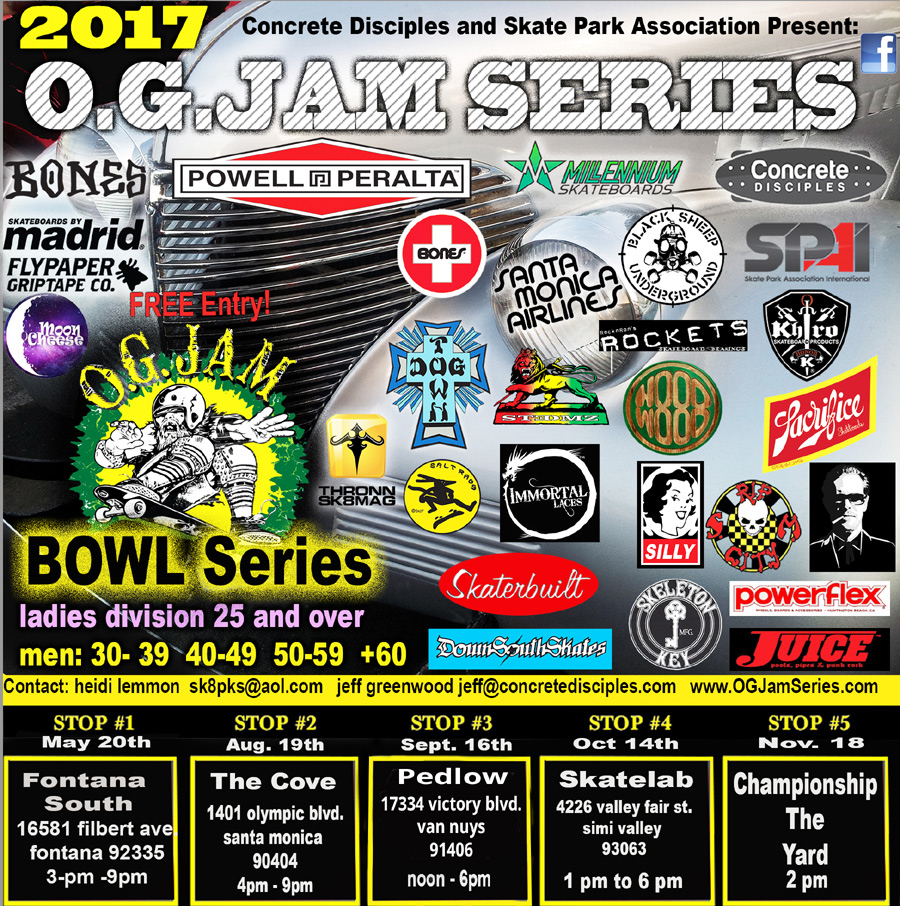 OGJam Series 2017 Dates