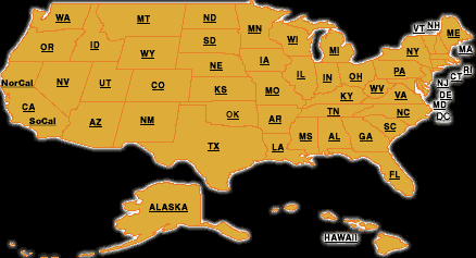 USA Skatepark Map by state
