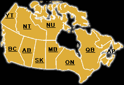 Canada Skatepark Map
