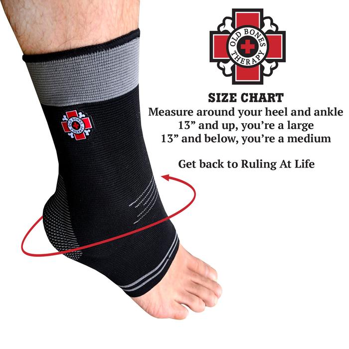 Old Bones Therapy Ankle Compression Sleeve – Knitted Compression Support Sleeve