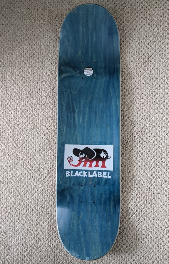 Black Label – Elephant Fade Deck – White 8.5