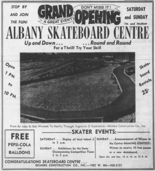Albany Skatepark Grand Opening in 1965