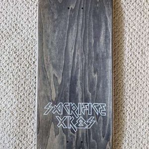 Sacrifice Skateboards –  Metal Mania Deck 8.75
