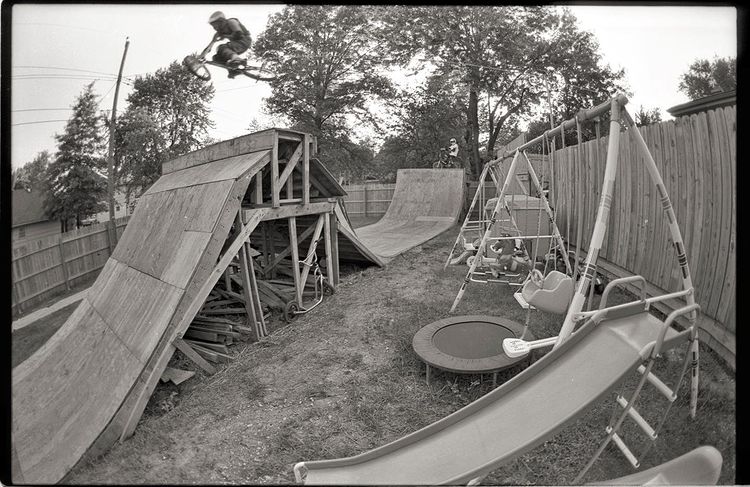 Rick Thornes Backyard Paradise in 1992