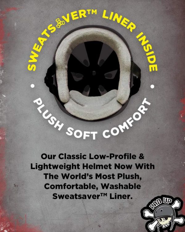 187 Pro Skate Helmet Sweatsaver - Black Matte