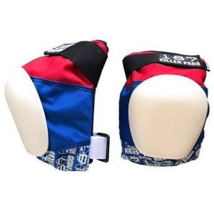 187 Pro Knee Pads - Red White and Blue
