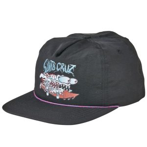 Santa Cruz – Decocder Slasher Snapback Hat Black