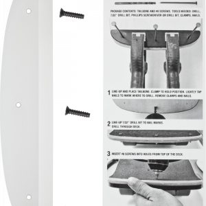 Tailbone 8″ black – Skidplate skateboard