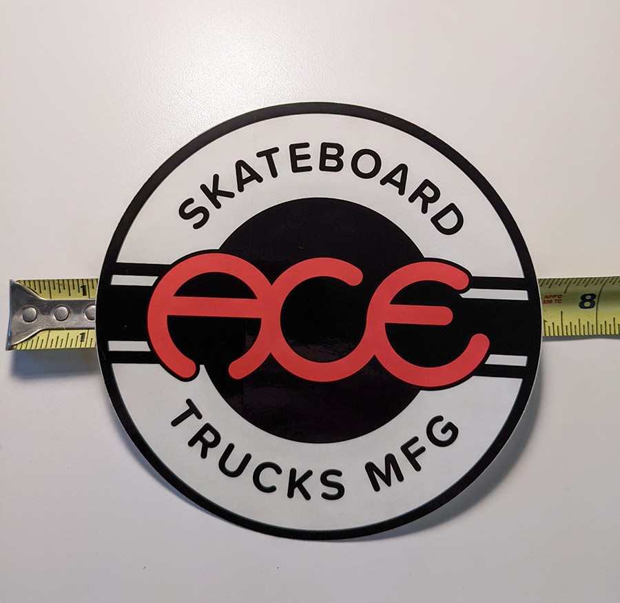 Ace Trucks – Seal Sticker 6 inch