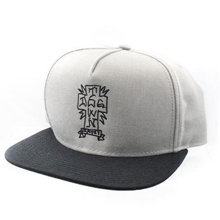 Dogtown - Gonz Cross Snapback Hat Gray