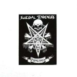 Suicidal Tendencies – Possessed to Skate Sticker Black