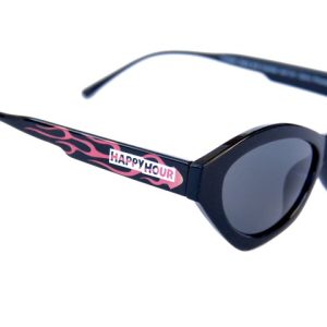 Happy Hour Sunglasses - Mind Melter Provost Gloss Black Flames