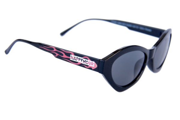 Happy Hour Sunglasses - Mind Melter Provost Gloss Black Flames