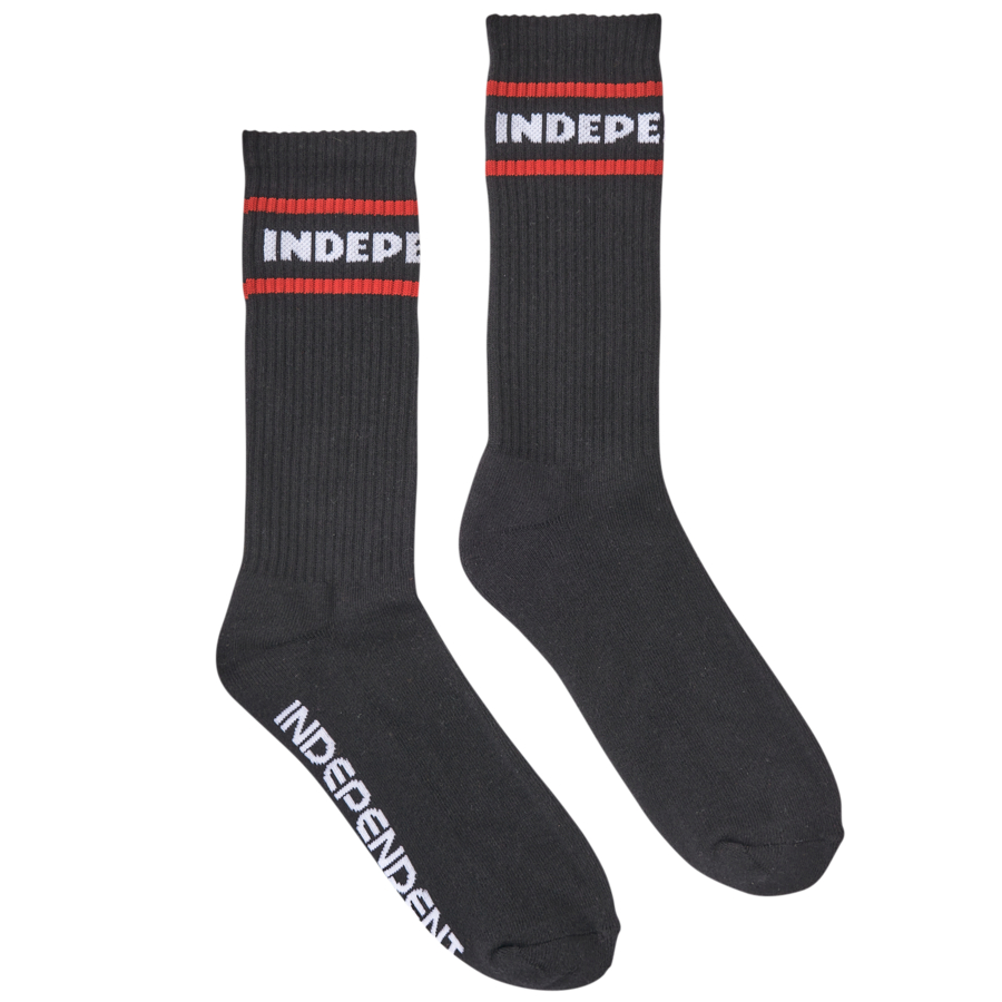 Independent – ITC Streak Crew Socks Black