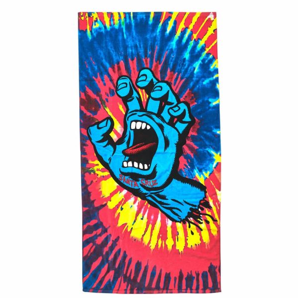 Santa Cruz Screaming Hand Towel Tie Dye