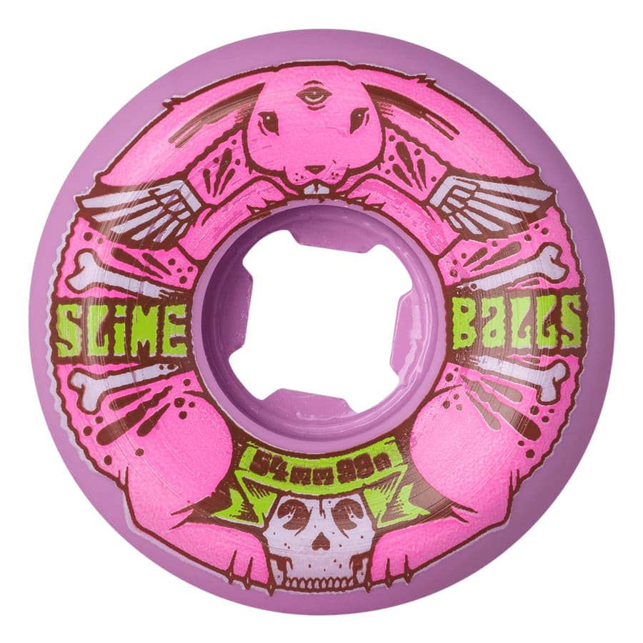 Slimeballs – 54mm Jeremy Fish Bunny Speed Balls 99a Skateboard Wheels