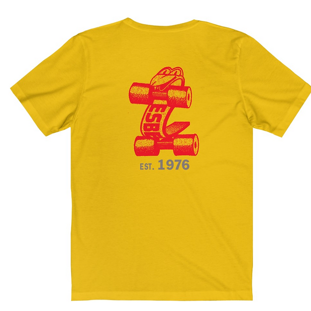 45RPM Vintage – Sparks Carlsbad Skatepark Tshirt Yellow