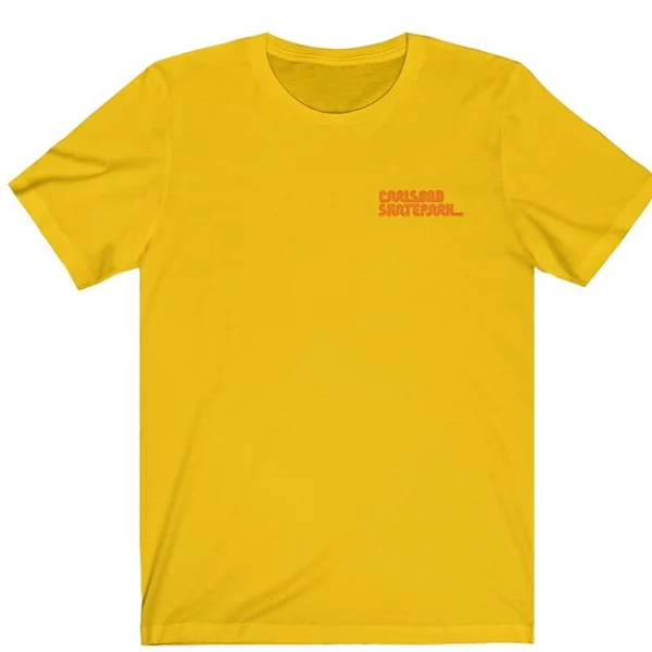 45RPM Vintage - Sparks Carlsbad Skatepark Tshirt Yellow