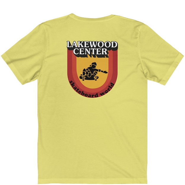 45RPM Vintage - Lakewood Skatepark Tshirt Yellow