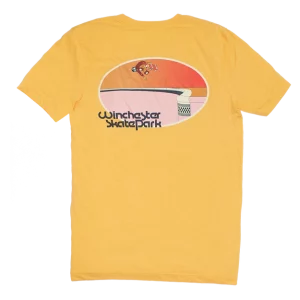 45RPM Vintage - Winchester Skatepark Tshirt Yellow