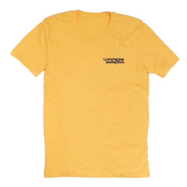 45RPM Vintage – Winchester Skatepark Tshirt Yellow