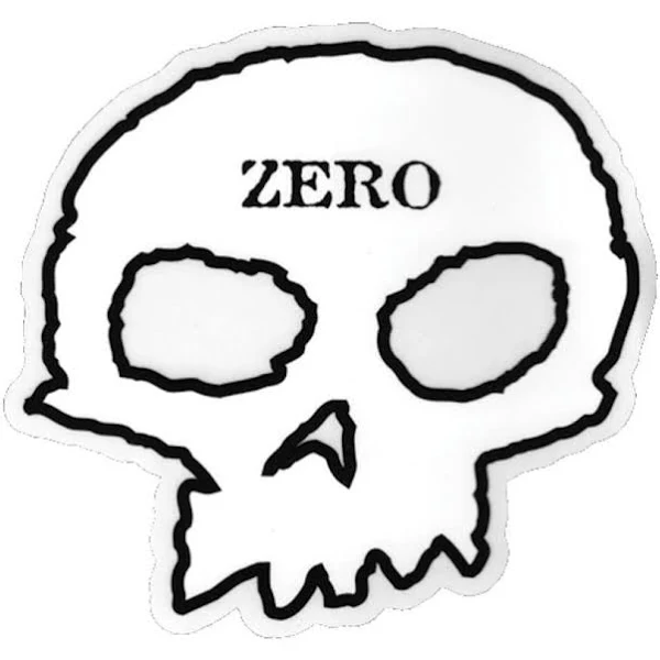 Zero Skateboards Skull Sticker