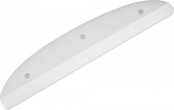 Tailbone 8" White - skateboard skidplate
