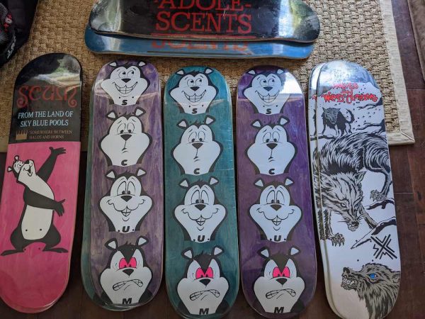 Scum Skates - Bear Faces Assorted Sizes Skateboard Deck