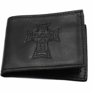 Dogtown Skateboards Leather Billfold Wallet – Black