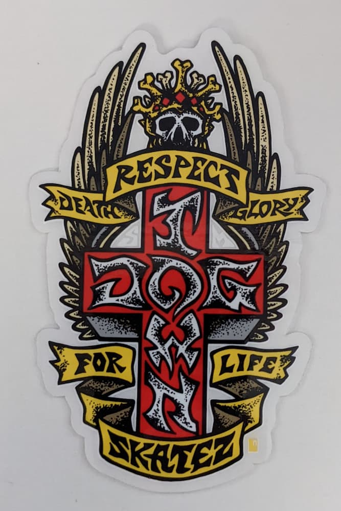 Dogtown Skateboards – Respect Sticker – Lucero