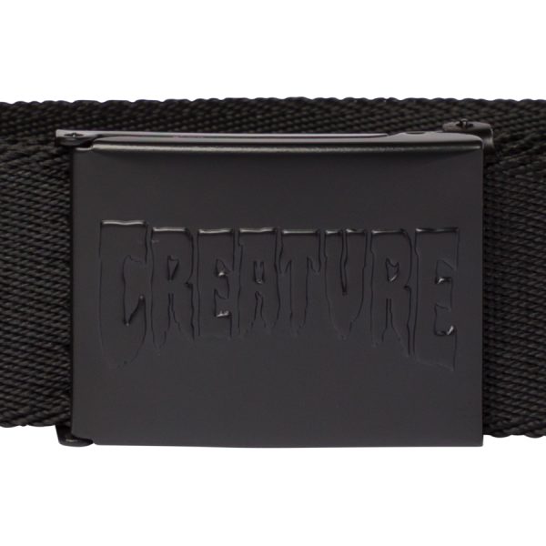 Creature - Logo Stamp Web Belt - Black