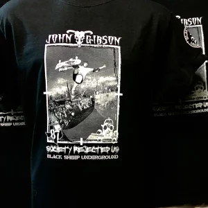 Black Sheep Underground - John Gibson Pro Black T-shirt