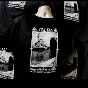 Black Sheep Underground - Upland Alba Pro Black T-shirt