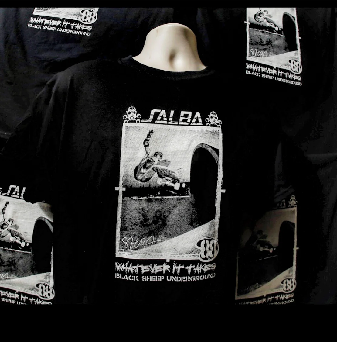 Black Sheep Underground –  Upland Alba Pro Black T-shirt